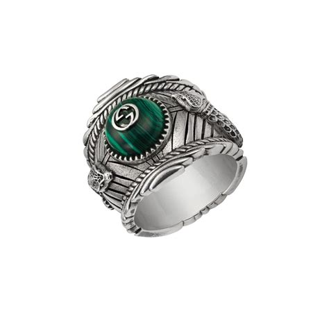 anello gucci verde|Anelli GUCCI .